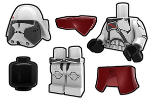 Arealight Bacara Heavy Trooper Minifigure-Custom Helmet, Cape
