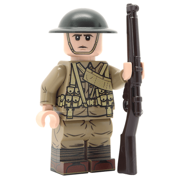 WW1 British Soldier (Mid-Late War) Minifigure - United Bricks