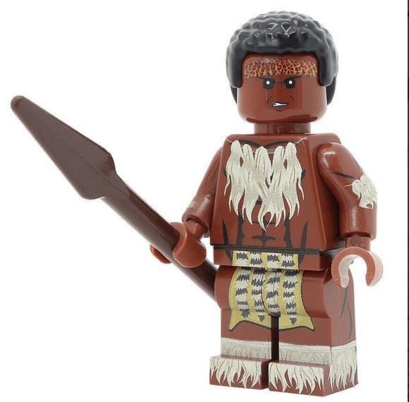 Zulu Impi Warrior (Anglo-Zulu War) Minifigure - United Bricks