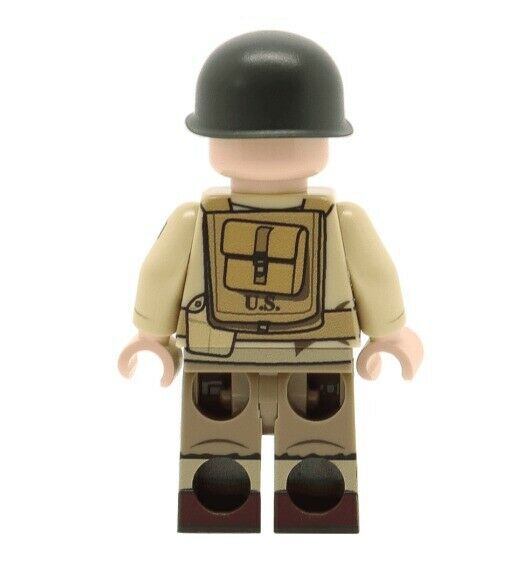 WW2 US ARMY NCO Minifigure - United Bricks – Nashvegas Bricks