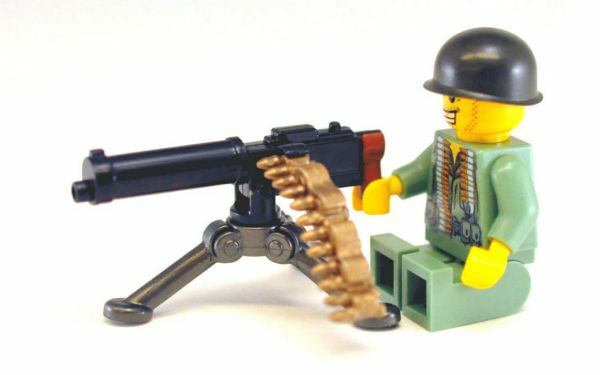 BRICKARMS M1917A1 Machine Gun for Custom Minifigures NEW WW2 Soldier U ...