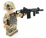 BrickArms NATO TAC Battle Rifle for Minifigures -NEW - Black