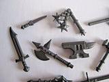 Custom Blacksmith FORGE KIT For Minifigures Castle LOTR -Anvil + Weapons!