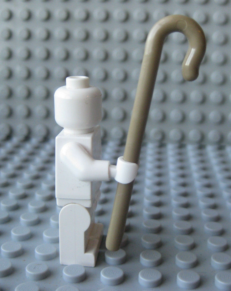 Custom SHEPHERD CROOK Staff Accessory for Minifigures – Nashvegas Bricks