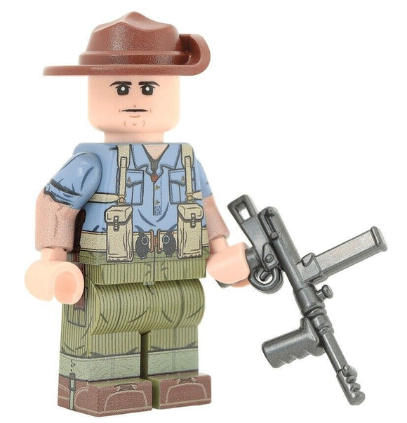 WW2 Australian Commando (South-West Pacific) Minifigure - United Brick ...