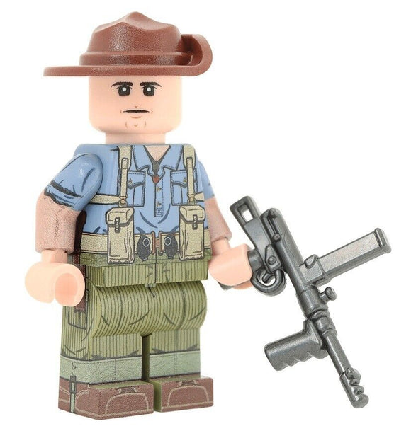 WW2 Australian Commando (South-West Pacific) Minifigure - United Bricks