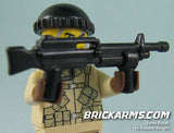 Brickarms Combat LMG Weapon for Minifigures -Pick Color and Model-  NEW