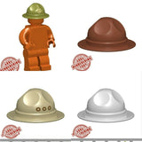 Brickforge RANGER HAT for Minifigures -Police Military WWII -Pick Color