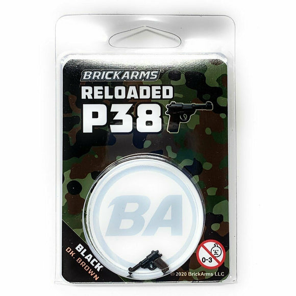 BrickArms RELOADED P38 for Minifigures NEW Exclusive Weapon