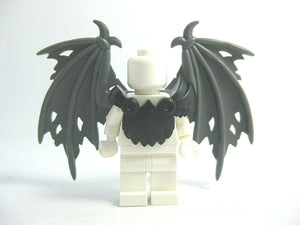 Custom Armor & TATTERED Bat WINGS for Custom Minifigures - Angel, Superheroes