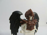 Custom HARPY Brown Armor, Helmet & Black Wings for Minifigures