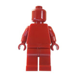 Lego MONOCHROME RED Minifigure - Plain Red Color- Statue NEW