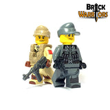 Custom FIELD CAP for  Minifigures -Pick your Color! WWII Soldier Infantry