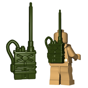 Custom RADIO PACK Accessory for Minifigures -WWII Soldier