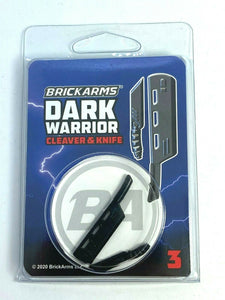 BrickArms DARK WARRIOR Pack #3 Cleaver & Knife for Star Wars Minifigures NEW