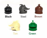 Custom RANGER HELM for Minifigures LOTR Castle Elves -Pick your Color!-