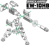 BrickArms EW-10HB Heavy Repeating Blaster for Minifigures NEW Star Wars