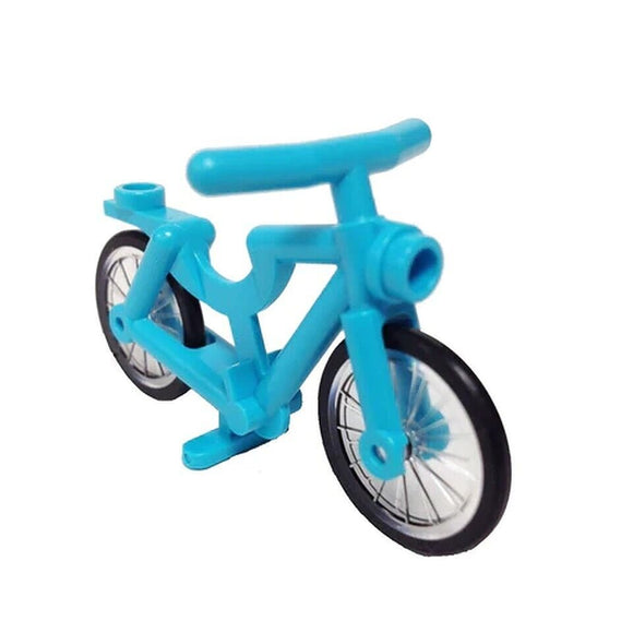 Lego BICYCLE for Minifigures to Ride - Medium Azure-