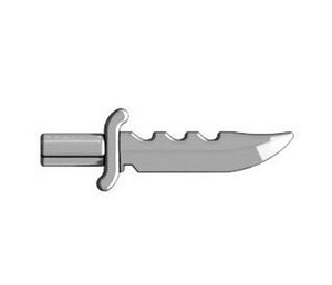 BrickArms SURVIVAL KNIFE For Minifigures  -NEW- Silver