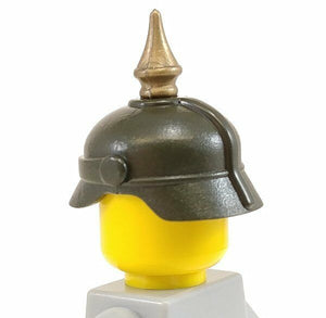 Brickarms PICKELHAUBE German WWI Helmet for Custom Minifigures -Pick your Color!