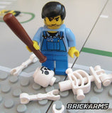 BrickArms BASEBALL BAT for Minifigures -Dark Brown- Minifig Accessory