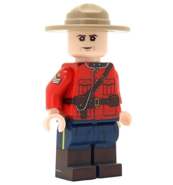 Canadian Mountie Minifigure - United Bricks