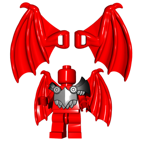 Custom Dragon Wings for Minifigures (Pair)-Pick your Color! NEW