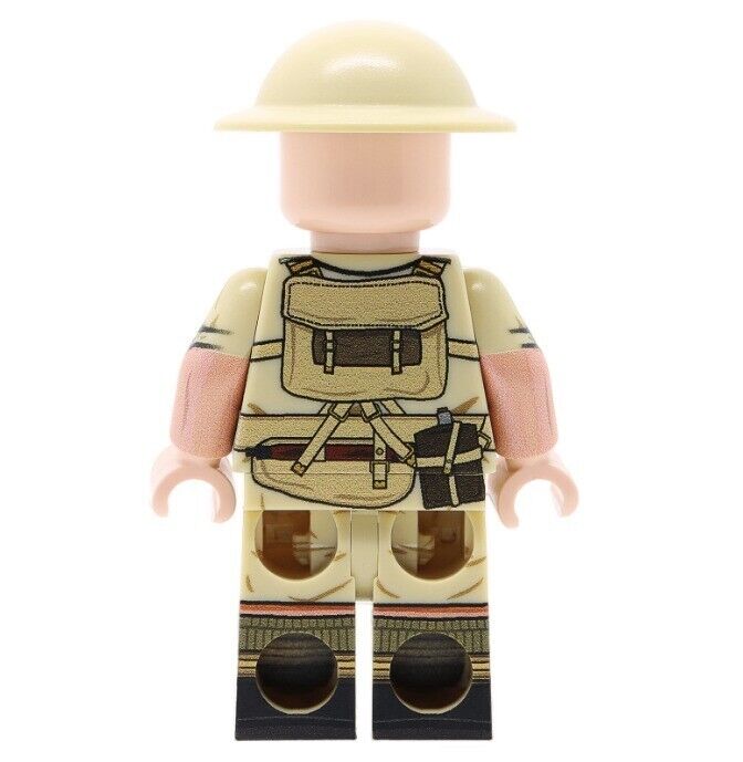 WW2 British Commonwealth Soldier Minifigure (Desert) NEW United Bricks ...