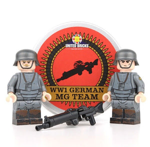 WW1 German Machine Gun Team Collectible Tin NEW United Bricks