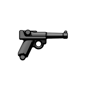 Brickarms P08 LUGER PISTOL -BLACK- for Minifigures -NEW-