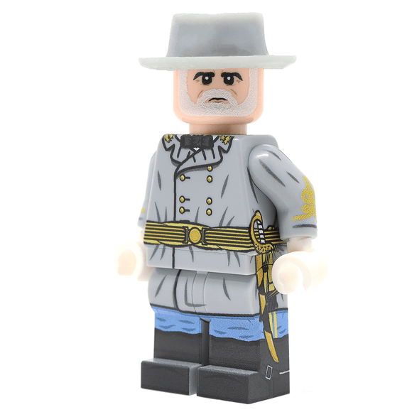 General Robert E Lee Custom Historical Minifigure  - United Bricks