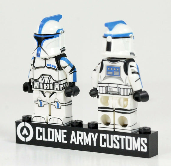 Custom Phase 1 BLUE Clone TROOPER Minifigure -Full Body Printing!  CAC