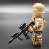 BrickArms M4 Army ACOG w/PEQ for Custom Military Minifigures - NEW