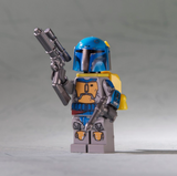 Arealight Boba Fett Special Minifigure-Custom Helmet, Vambraces