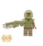 Custom Shock Trooper Accessory Pack for Minifigures -Olive Green Eagle Glide