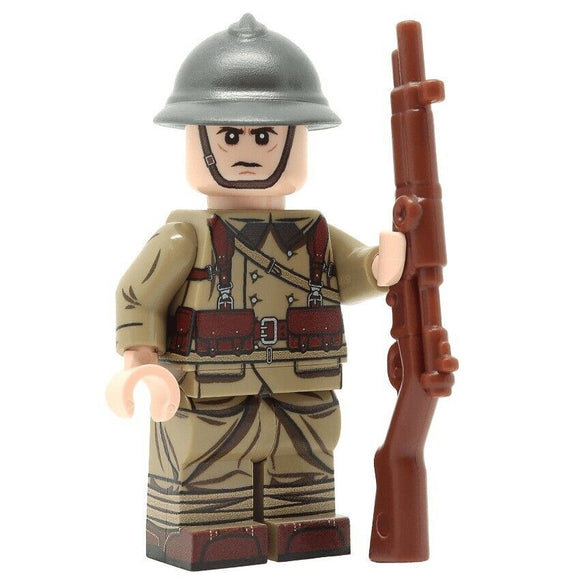 WW2 French Infantry (MAS-36) Minifigure NEW United Bricks