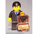 Brickarms MICRO SMG for Minifigures -NEW- LOT OF 2 Black