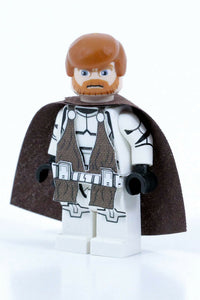 Custom JEDI COMMANDER KENOBI V2 Minifigure -Full Body Printing! CAC