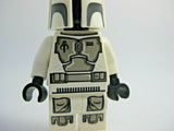 Custom MANDALORIAN White Armor Minifigure -Custom Printing! -NEW