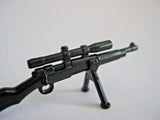 BrickArms M1903 Springfield USMC Sniper Rifle + BIPOD for Minifigs -Soldier WWII
