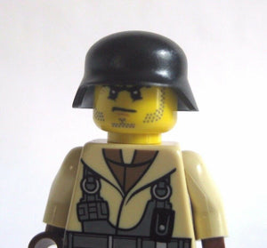 Brickarms STAHLHELM German WW2 Helmet Headgea for Minifigures -Pick your Color!-