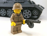 Brickarms SSh-40 RUSSIAN HELMET WW2 for Minifigures -Pick your Color!-