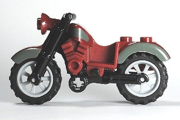 Lego Motorcycle Vintage Style for Minifigures - Indiana Jones- 7306 9464 60026