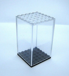 Display Case for Minifigures -6x6 stud size- NEW! Clear, Dust Free!