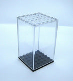 Display Case for Minifigures -6x6 stud size- NEW! Clear, Dust Free!
