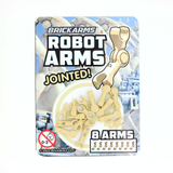 Brickarms ROBOT ARMS 8 arm Pack for Minifigures -Pick Color!-  NEW