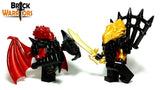 Brickwarriors DRAGON MAN HEAD for Minifigures -Pick your Color!- Castle LOTR