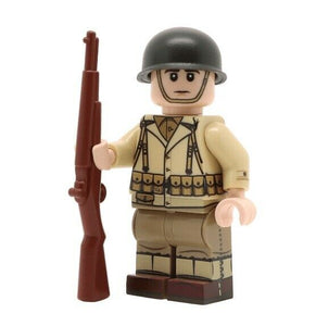 WW2 US ARMY RIFLEMAN Minifigure - United Bricks