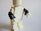 Custom Leather VAMBRACES Arm Armor for  Minifigures -Brown Black White Tan