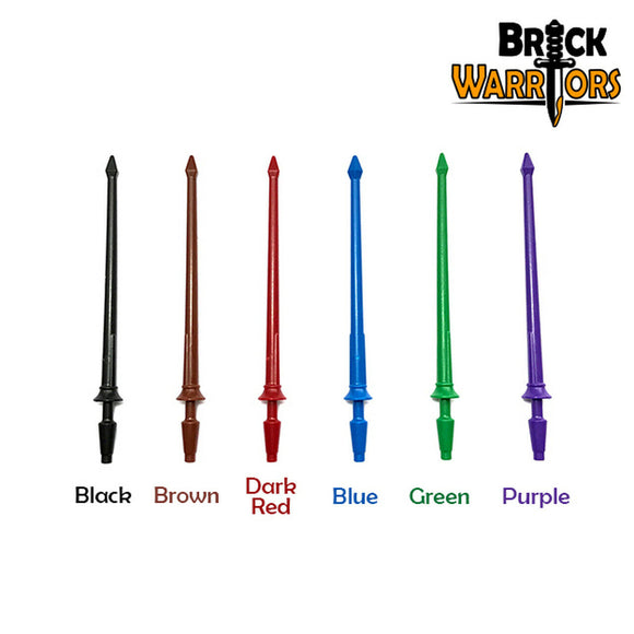 Brickwarriors LANCE for Knight Minifigures -NEW- Pick Color